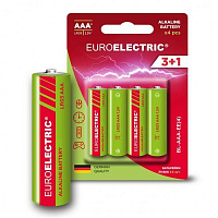 Батарейки Euroelectric ААА 4 шт. (BL-AAA-EE(4)) 