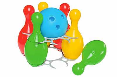 Набор для боулинга ТехноК с фиксатором 2919