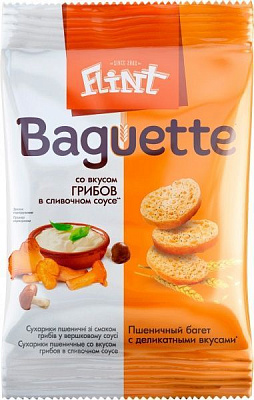 Багет Flint гриби в вершковому соусi 60 г (Baguette)