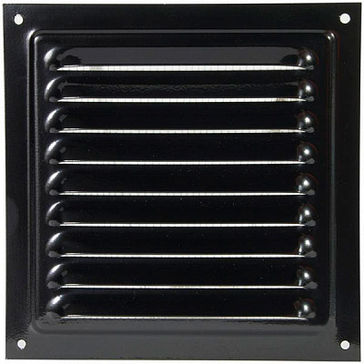 Решетка Вентс МВМ 150с сталь черный 