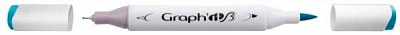 Маркер двусторонний Graph'it Brushmarker GI87160 бермудский синий 