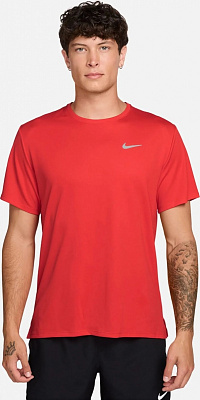 Футболка Nike M Nk Df Uv Miler Ss DV9315-696 р.р.L красный