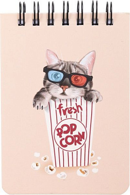 Блокнот Сучасні коти у кіно 10,5x7,5 см