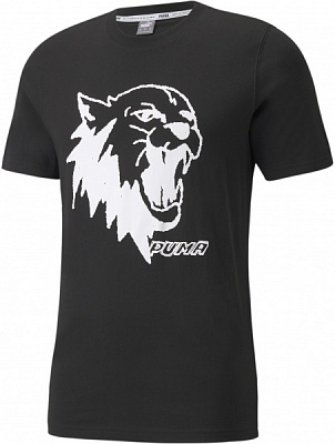 Футболка Puma Scouted SS Tee 53212003 р.S чорний