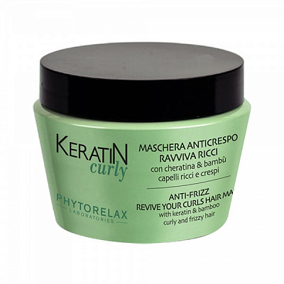 Маска Phytorelax Laboratories Keratin Curly для вьющихся волос 250 мл