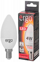 Лампа світлодіодна Ergo STD 6259748 4 Вт C37 матова E14 220 В 3000 К 