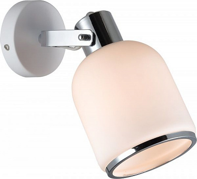 Бра Altalusse 1x40 Вт E27 хром/белый INL-9406W-01 Chrome & White 