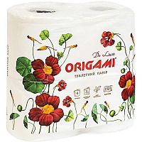 Туалетная бумага Origami De Luxe трехслойная 4 шт.