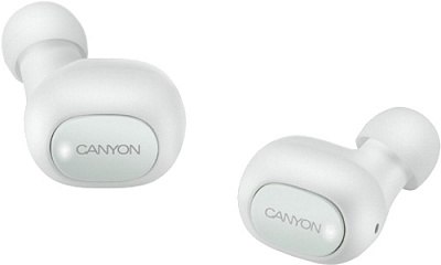 Гарнитура Canyon CND-TBTHS2W white (CND-TBTHS2W) 