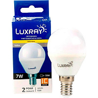 Лампа світлодіодна Luxray 7 Вт G45 матова E14 220 В 3000 К LX430-A45-1407 
