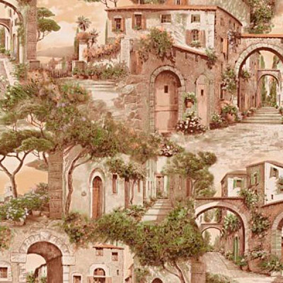 Обои Славянские обои Expromt Дворик 5582-04 