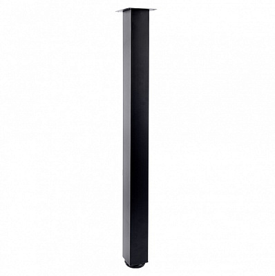 Мебельная ножка Comit квадратная 50х50х710 мм черная 