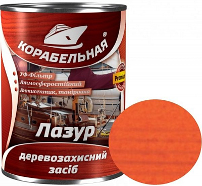 Лазур КОРАБЕЛЬНАЯ з УФ-фільтром горобина глянець 2,5 л