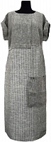 Платье Галерея льна Августина р. 60 черно-белый меланж 0022/60/34 