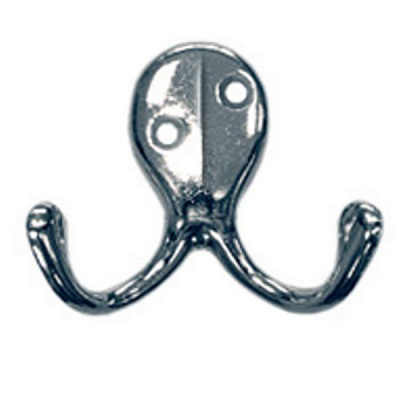 Крючок мебельный  Larvij LK0202CH хром