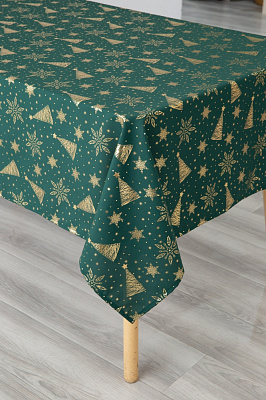 Скатерть Tangi 140x220 см зеленый Sensio