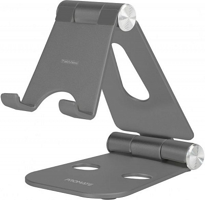 Тримач Promate TabView для телефону або планшета сірий