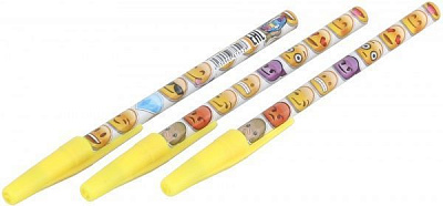 Набор ручек шариковых Centrum Emojidex синие 3 шт. 876423 