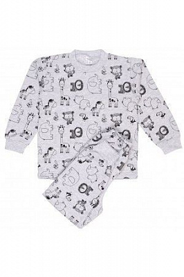 Пижама для мальчиков Татошка р.116 серый 01202жрф 