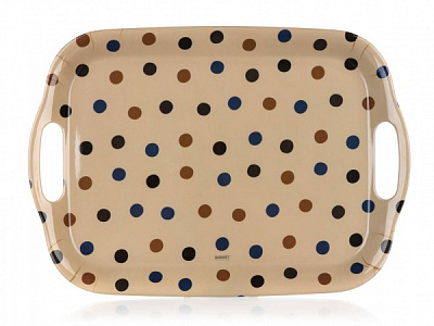 Поднос меламиновый 36x25,5 см DOTS, бежева Banquet