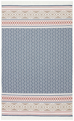 Ковер Ekohali Arya AR 26 Navy Beige 120x180 см двусторонний 
