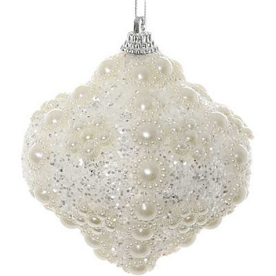 Іграшка новорічна Молочний шлях SDB85480W 80 мм