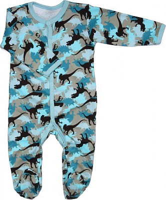 Комбінезон Bambinelli Діно р.68 блакитний із чорним