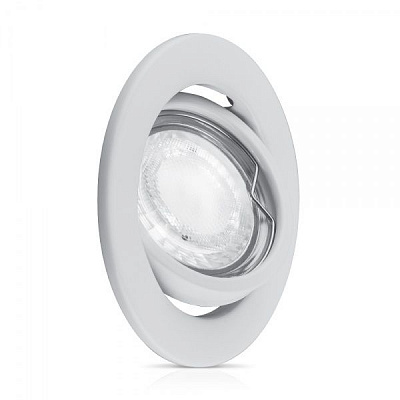 Светильник точечный Accento lighting AC22 MR16 35 Вт G5.3 белый