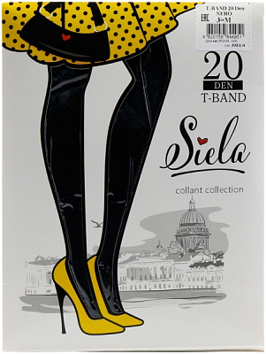 Колготки SIELA T BAND 20 den nero р. 3 черный 