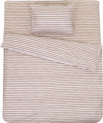 Комплект постільної білизни Strip Beige 1,5 UP! (Underprice)