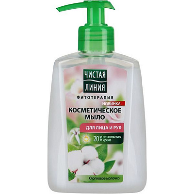 Мило рідке Чиста Лінія Бавовняне молочко 80 г