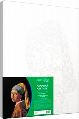 Картина по номерам Девушка с жемчужной сережкой Rosa Start 