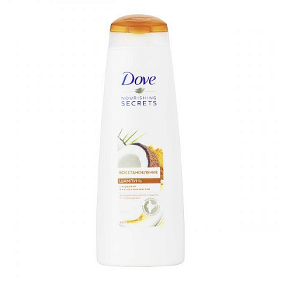 Шампунь Dove Восстановление с куркумой и кокосовым маслом 400 мл