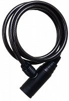 Замок велосипедний Aspini SCL-01K-BLK р.6x1000 мм чорний