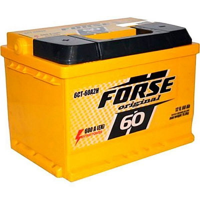 Аккумулятор автомобильный Forse 6СТ Эвро 60А 12 B «+» справа