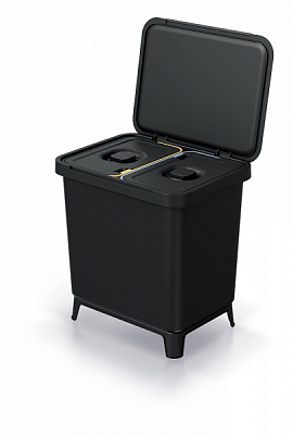 Контейнер для сміття PRP Systema 20 л чорний 62714-411