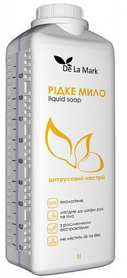 Мыло жидкое DeLaMark Цитрусовое настроение 1000 мл