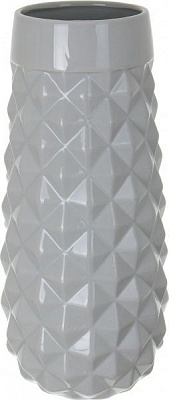 Ваза керамическая серая JOL16038-1 15х34,5 см Herisson