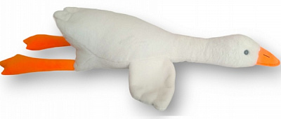 Мягкая игрушка Анна Гусочка 120 см белый