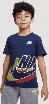Футболка Nike FUTURA SIDEWINDER SS TEE 86K546-U90 р.3 синий