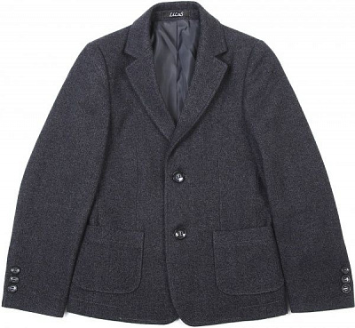 Пиджак школьный LILUS р.128 серый 217П мод.С 