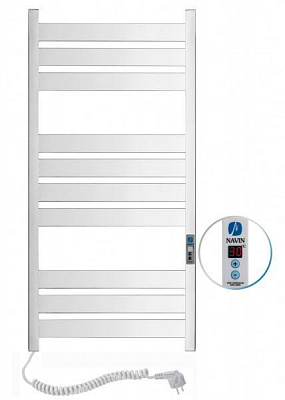 Рушникосушарка електрична NAVIN Largo 500х1000 Digital ліва (білий оксамит) (12-844152-5010)