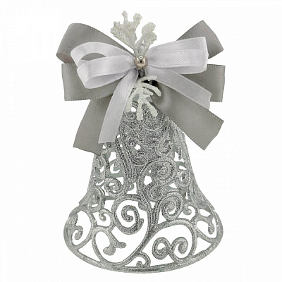 Декорация новогодняя MIS LT Колокольчик ажурный 10 см в ассортименте