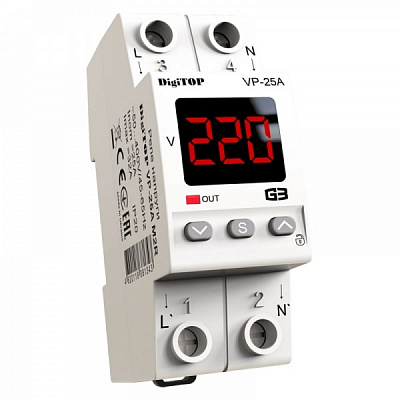 Реле напряжения DigiTOP VP-25A M2R