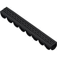 Лоток Standartpark ЛВ-10.14.10-ПП пластиковый с решеткой пластиковой кл.А 088208