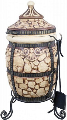 Печь-тандыр Камень 60 л с поворотным механизмом