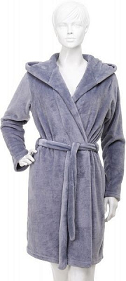 Халат жіночий Роксана Вушки р. L сіро-блакитний 859/90147