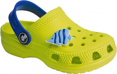 Сабо для мальчика Jose Amorales р.26 лимонный/синий (116130) 