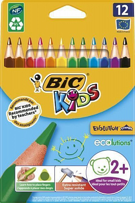Карандаши цветные Evolution Треугольные BIC
