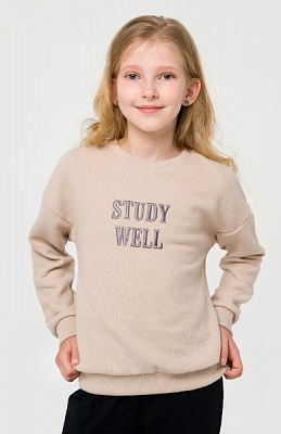 Світшот для дівчинки Smil р.140 бежевий 116535